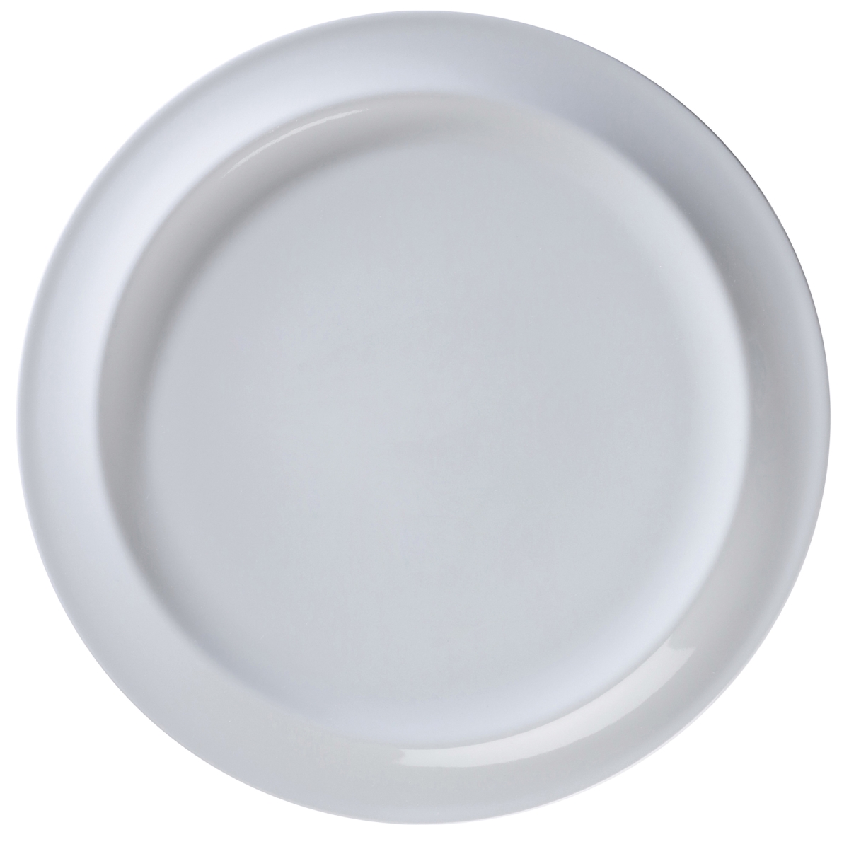 Picture of Winco PA1101982724 10.06 in. Bright White Porcelain Dinner Plate, Corona Gotas - 2 Dozen
