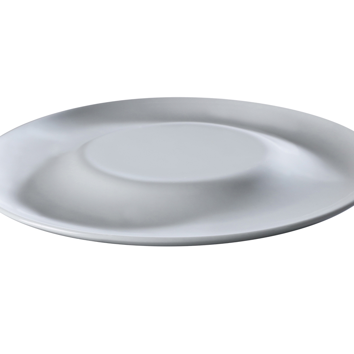 Picture of Winco PA1101982812 11.43 in. Bright White Porcelain Plate, Corona Gotas - 1 Dozen