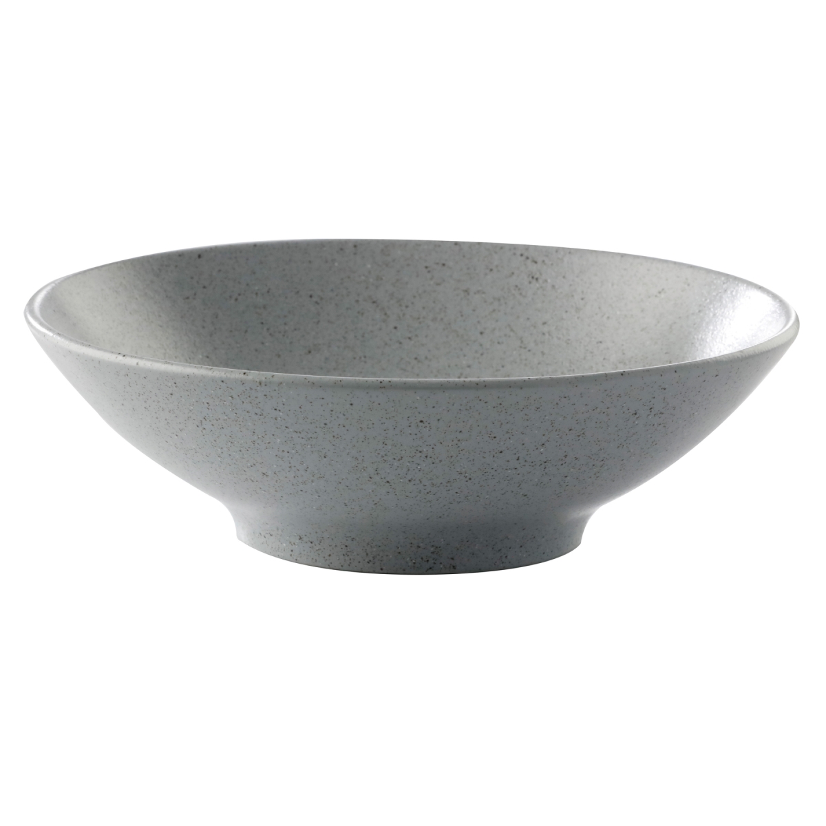 Picture of Winco PA1944923124 12.8 oz Speckled Grey Reactive Glaze Porcelain Bowl, 6.25 in. Dia., Corona Cosmos Moon - 2 Dozen