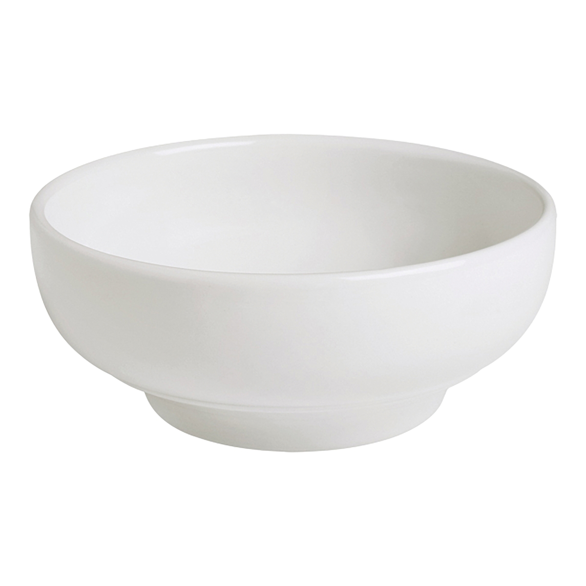 Picture of Winco PA1101715124 12.5 oz Bright White Porcelain Rice & Cereal Bowl, 5.25 in. Dia., Corona Actualite - 2 Dozen