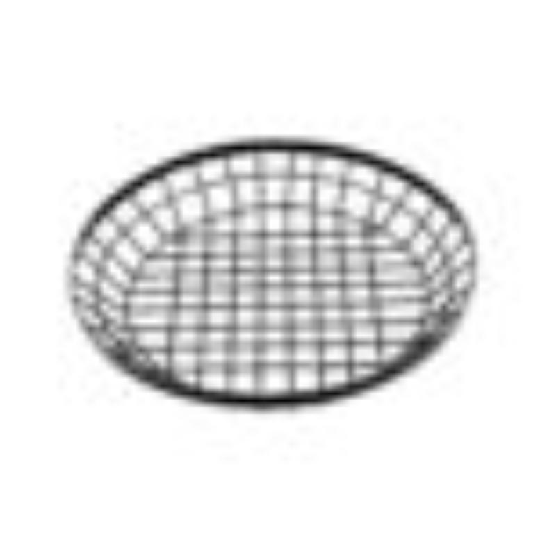 Picture of Winco WB-1050-MG 10.5 in. Dia., Round Metal Grey Wire Food Serving Basket, 1.75 in. Tall, G.E.T. Vector