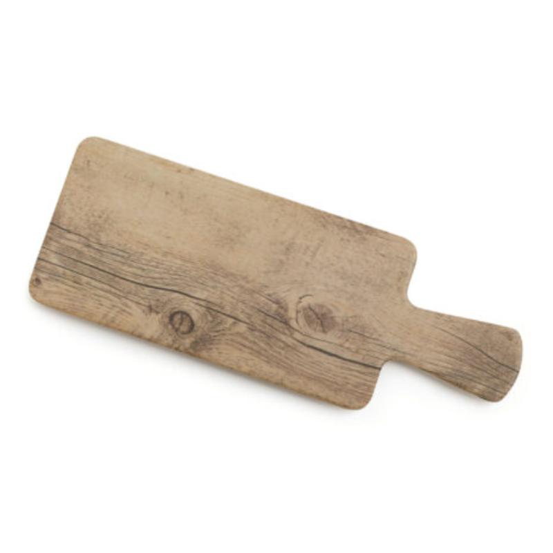 Picture of Winco SB-1155-OW 11 x 5.5 in. Faux Oak Wood Display with Foot, 14.75 in. with Handle, 0.75 in. Tall