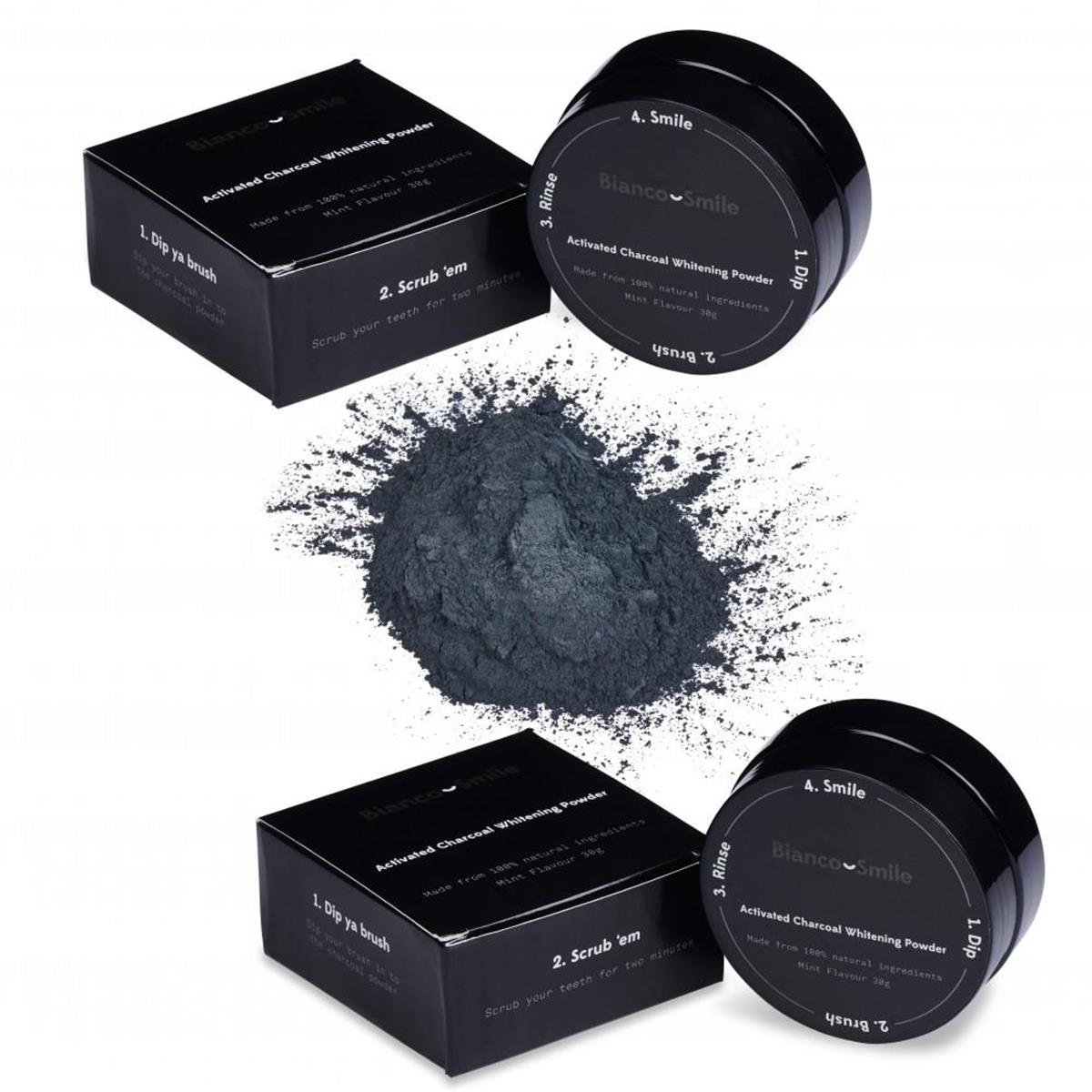 Picture of Bianco Smile BUN002 Activated Charcoal Powder - Pack of 2