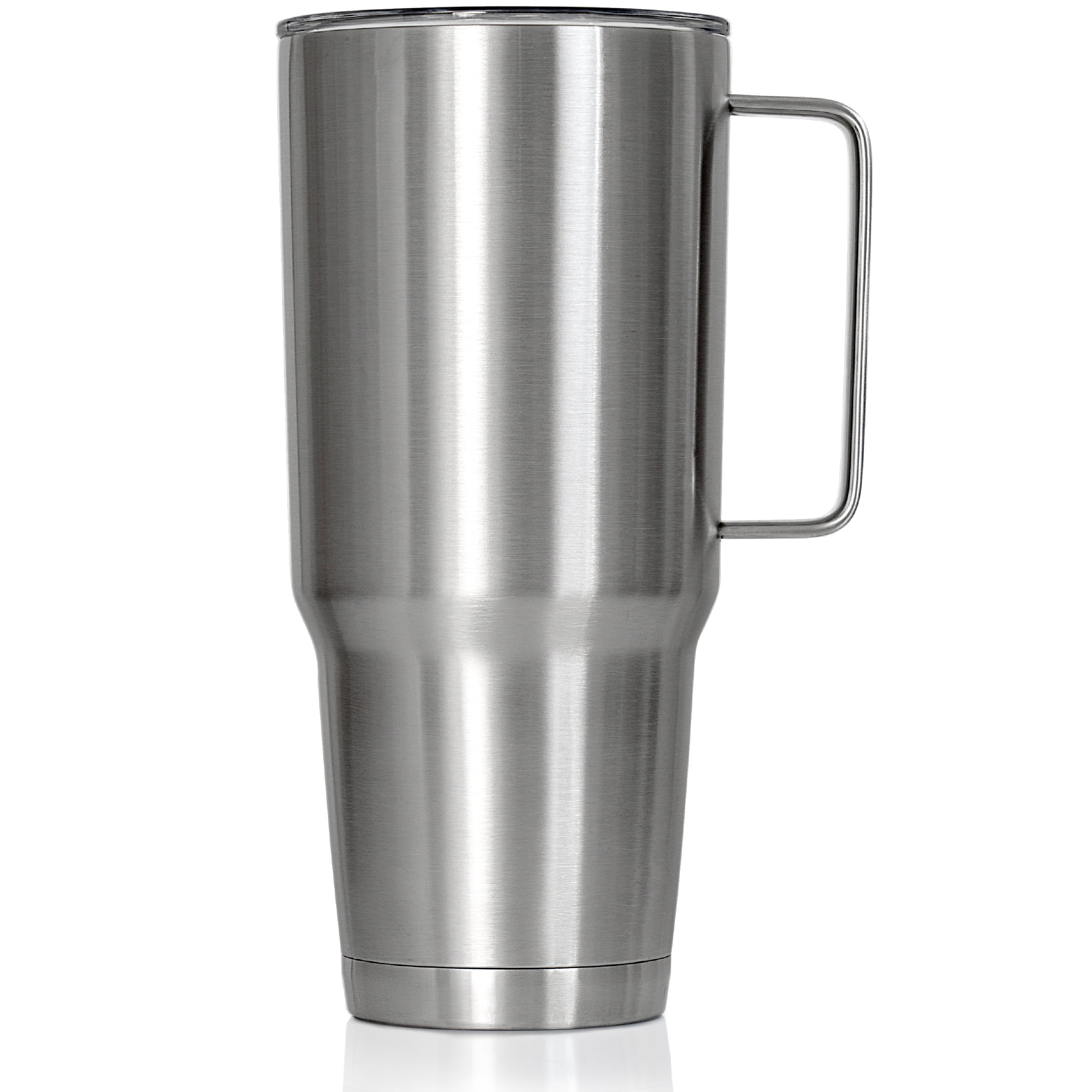 Picture of MAXAM KTXTUM64H 64 oz Stainless Steel Double Vacuum Wall Tumbler with Handle & Lid