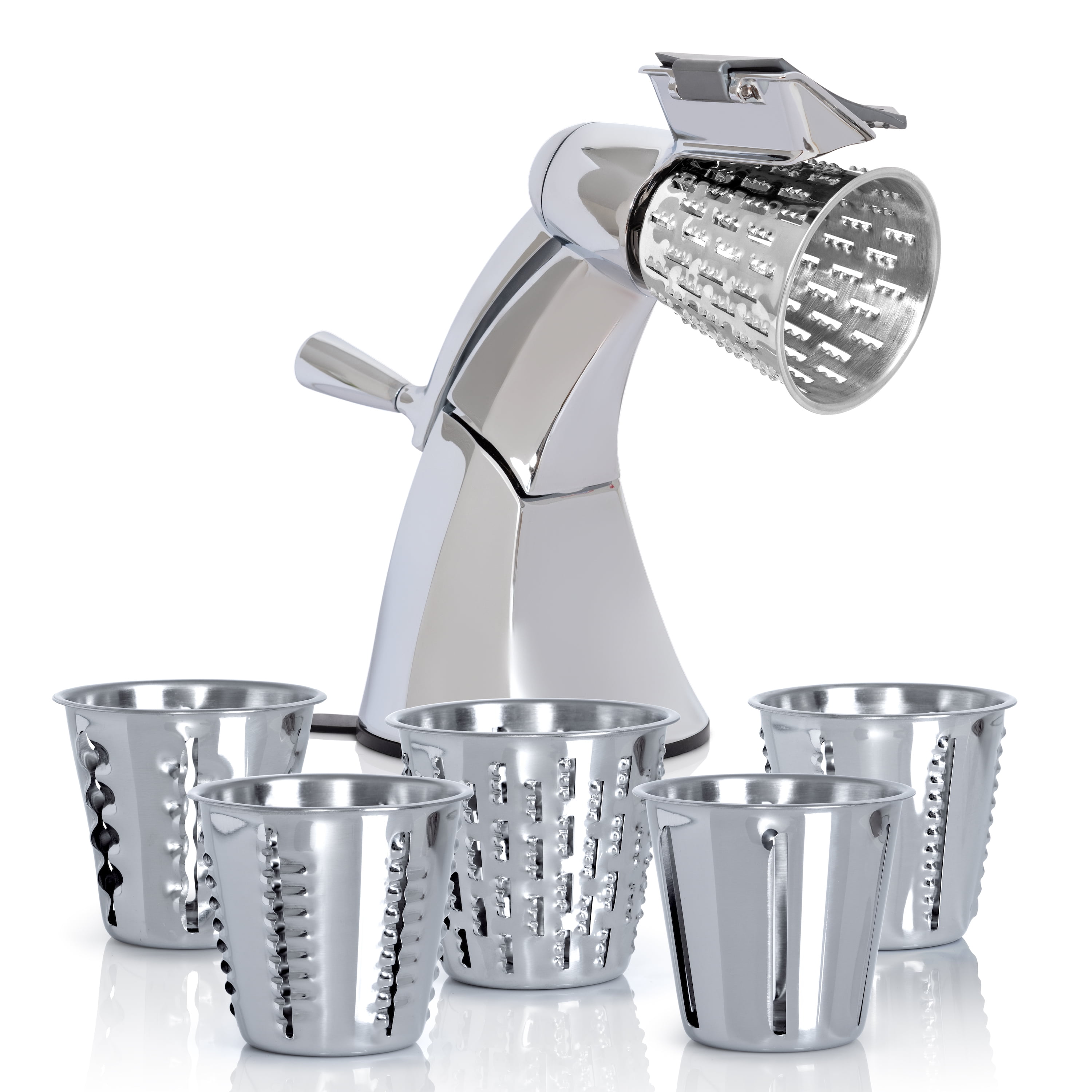 Picture of Maxam KTVC6 Dynamic Vegetable Chopper & Food Processor with Stainless-Steel Shredders & Suction Cup Base