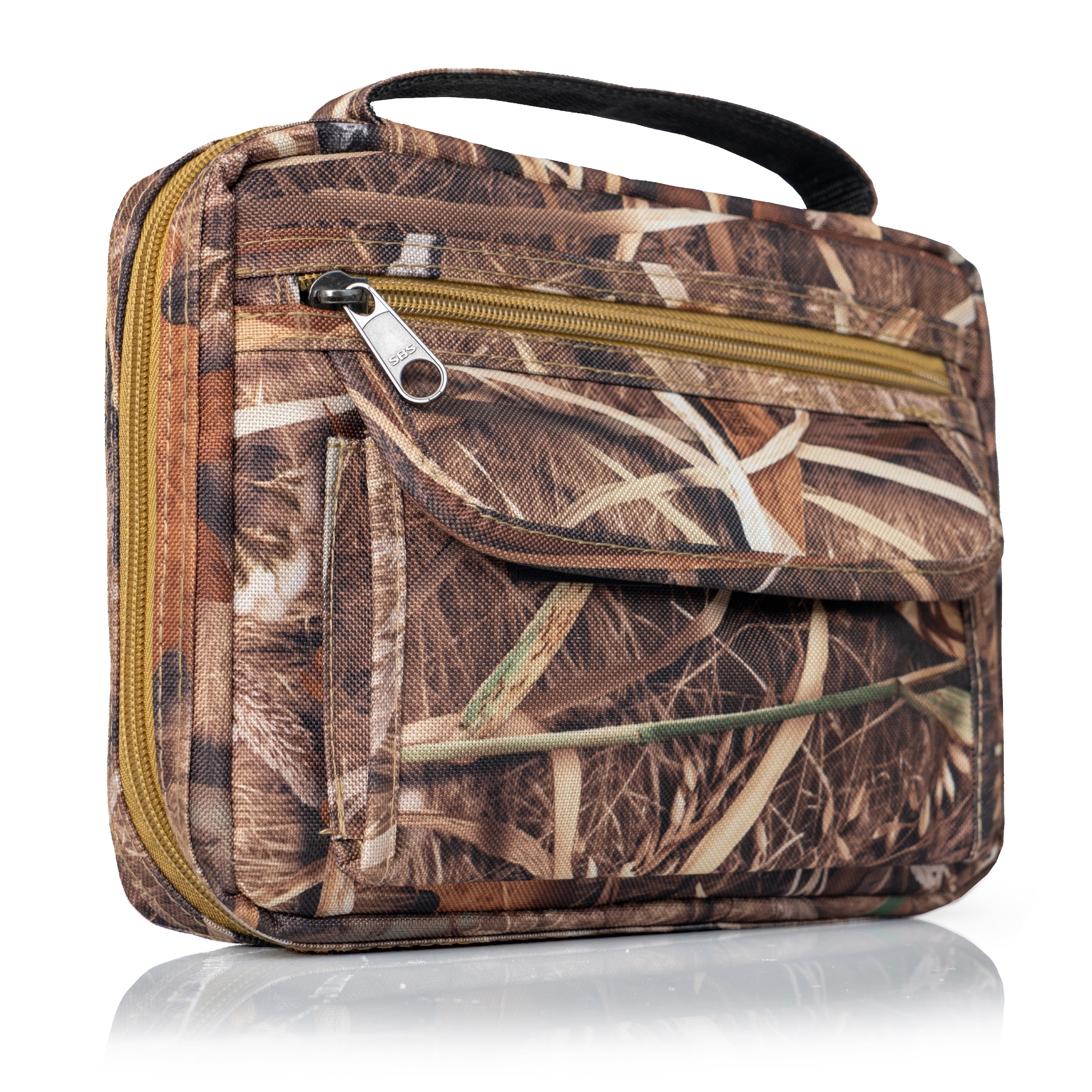 Picture of Maxam LULBIBSW Extreme Pak Bible Cover with Extra Zippered Compartments, Camo