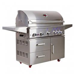 Picture of Bonfire BONFIRE500CDC Prime 500 Premium Gas Grill with Door & Double Drawer Cart