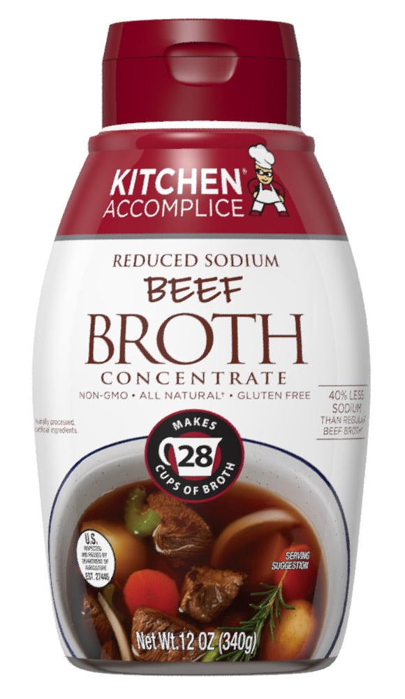 Picture of Kitchen Accomplice BCA46025 6 x 12 oz Beef Style Broth Concentrate