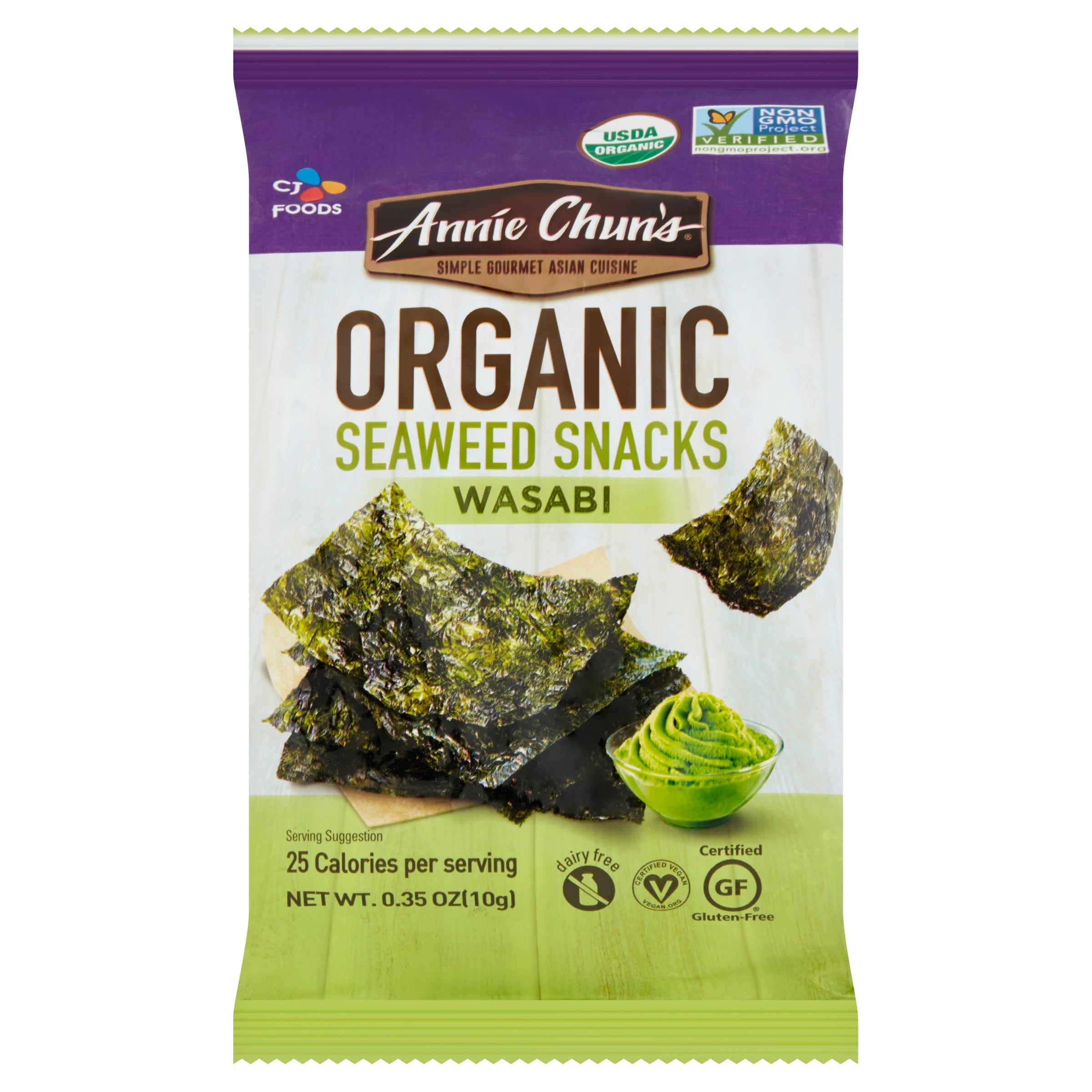 Picture of Annie Chuns ECV1807783 12 x 0.35 oz Wasabi Seaweed Chips