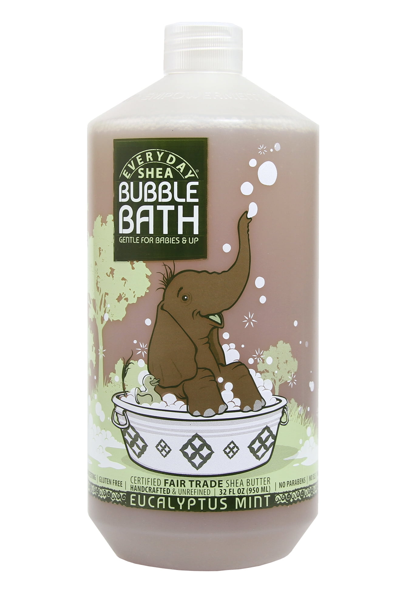 Picture of Everyday BWA43686 1 x 32 oz Shea Bubble Bath Eucalyptus Mint