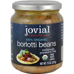 Picture of Jovial BWA78718 6 x 13 oz Organic Borlotti Beans