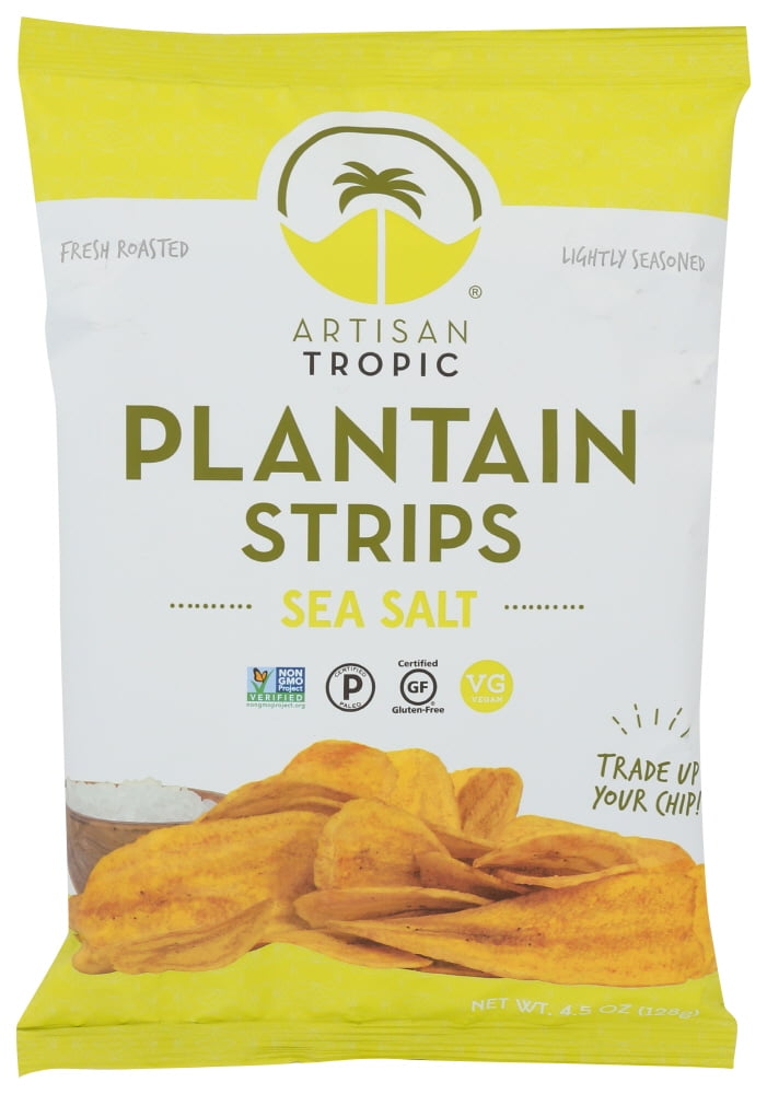 Picture of Artisan Tropic BWA64177 12 x 4.5 oz Plantain Strips with Sea Salt
