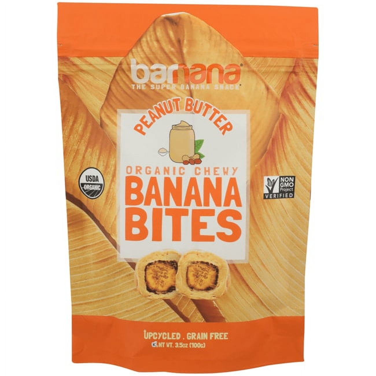 Picture of Barnana BWC70239 3.5 oz Banana Bites Peanut Butter - Pack of 12