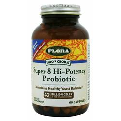 Picture of Flora 14178 Super 8 Probiotic Dietary Supplement, 60 Capsules