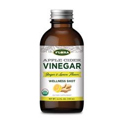 Picture of Flora 38251 3.3 oz Apple Cider Vinegar Ginger & Lemon Flavor Wellness Shot
