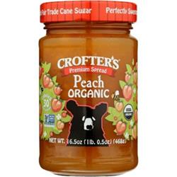 Picture of Crofters 25189 16.5 oz Premium Spread Organic&#44; Peach - Pack of 6