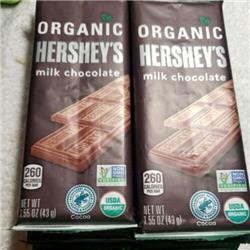 Picture of Hersheys 37846 1.55 oz Organic Milk Chocolate Candy Bar&#44; Pack of 12