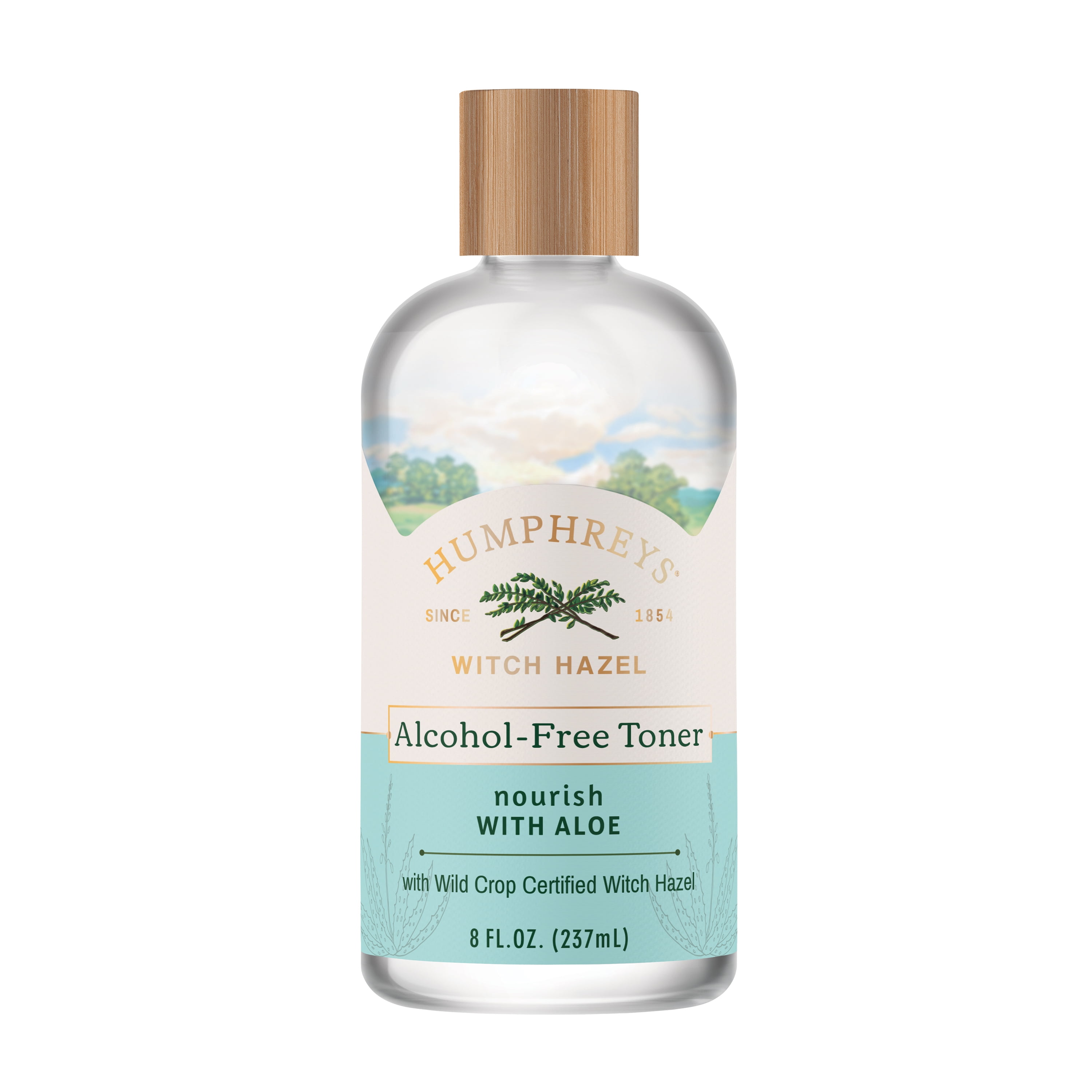 69834 8 oz Witch Hazel Aloe Nourish Alcohol Free Toner