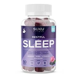 Picture of Suku Vitamins B04322 Blackberry Hibiscus Restful Sleep Gummy Vitamin&#44; 50 Count
