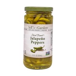 Picture of Jeffs Garden 77296 12 oz Sliced Tamed Jalapeno Peppers&#44; Pack of 6