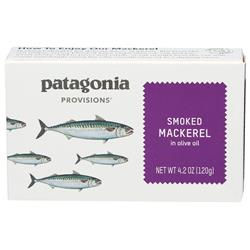 Picture of Patagonia Provisions 34054 4.2 oz Smoked Mackerel in Olive Oil&#44; Pack of 10