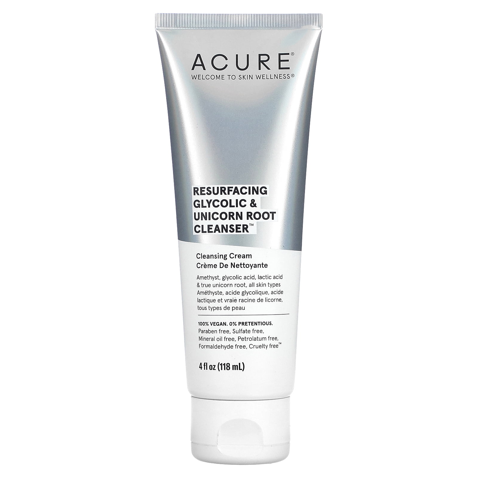 Picture of Acure 55984 4 oz Resurfacing&#44; Glycolic & Unicorn Root Cleanser