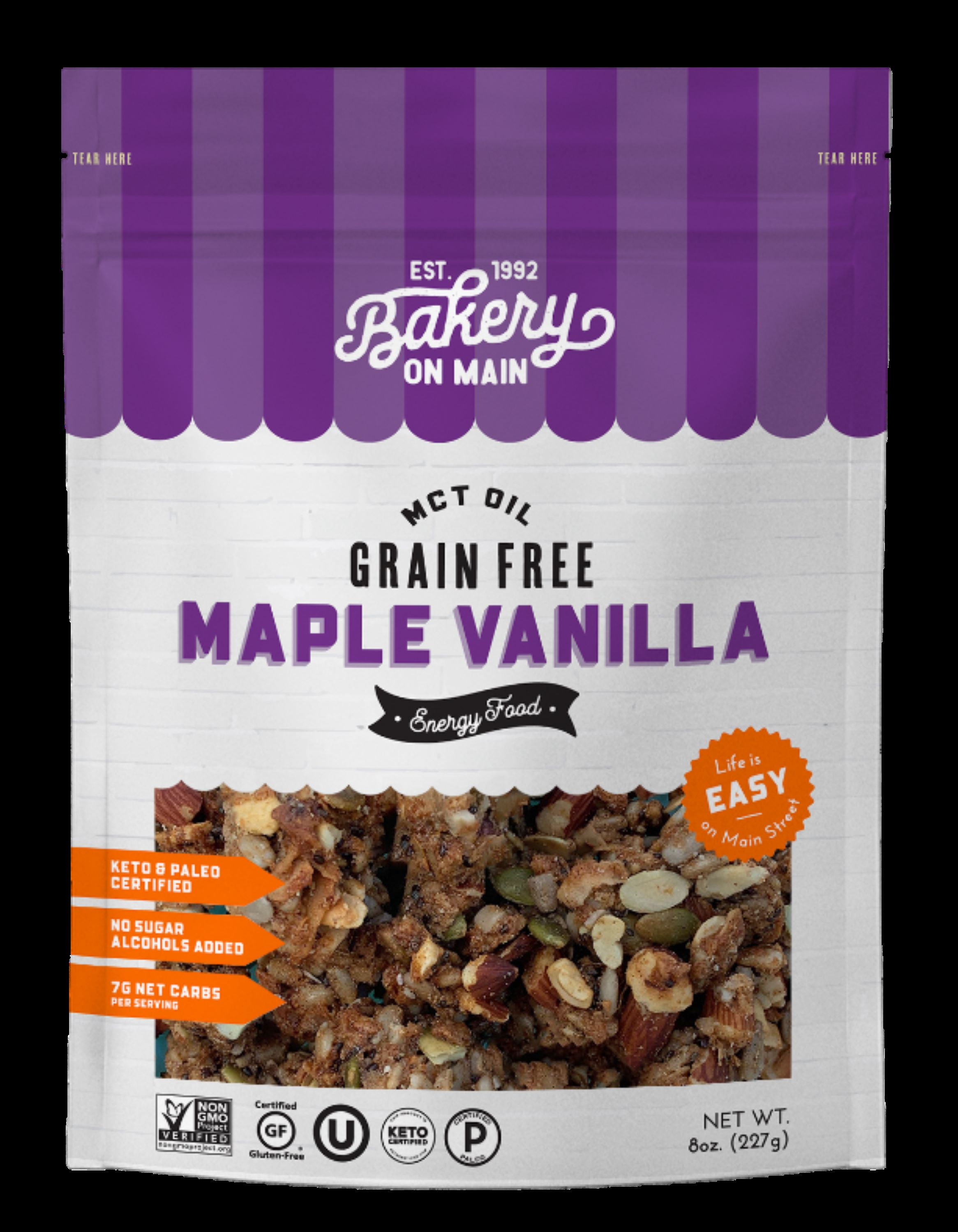 Picture of Bakery on Main 78091 8 oz Grain Free Maple Vanilla Cluster&#44; Pack of 6