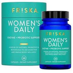 Picture of Friska 20087 Womens Daily Digestive Enzyme & Probiotics Supplement for Digestion&#44; Immune & Urinary Health - 30 Capsules