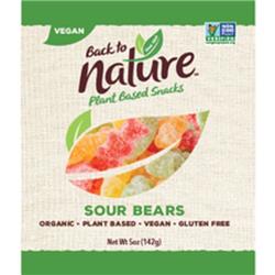 Picture of Back To Nature 83940 5 oz Gummy Bear Sour&#44; Assorted - Pack of 12