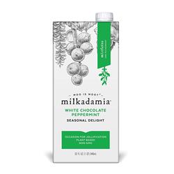 Picture of Milkadamia 85853 32 oz White Chocolate Peppermint Seasonal Delight Milk&#44; Pack of 6