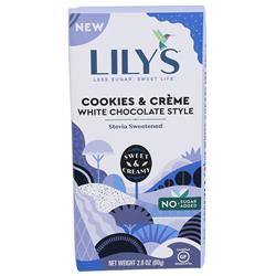 Picture of Lilys 52171 2.8 oz Cookies & Creme White Chocolate Style Bar&#44; Pack of 12