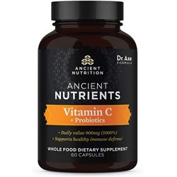 Picture of Ancient Nutrition 44237 Probiotics & Vitamin C Supplement&#44; 60 Capsules