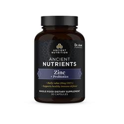 Picture of Ancient Nutrition 44238 Zinc Plus Probiotics&#44; 30 Capsules