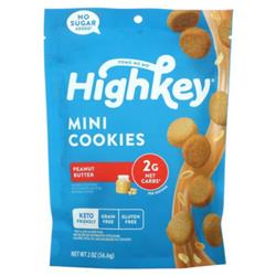 Picture of High Key Snacks 43302 2 oz Peanut Butter Mini Cookies&#44; Pack of 6