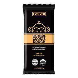 Picture of Evolved 59002 2.5 oz Keto Oatmeal Cookie Dough Chocolate Bar&#44; Pack of 8