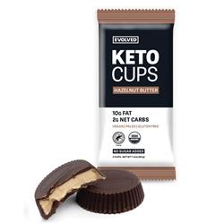 Picture of Evolved 59039 1.41 oz Organic Keto Cups Hazelnut Butter Chocolate&#44; Pack of 9