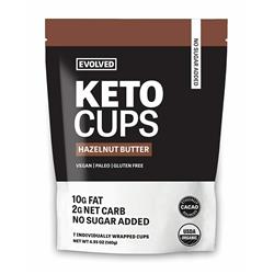 Picture of Evolved 59041 4.93 oz Organic Keto Cups Hazelnut Butter Chocolate&#44; Pack of 6