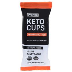 Picture of Evolved 59037 1.41 oz Organic Keto Cups Almond Butter Chocolate&#44; Pack of 9