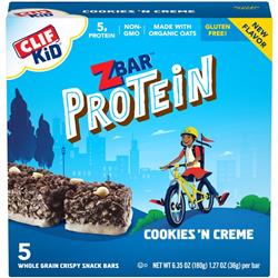 Picture of Clif Kid Zbar 57632 5 oz Cookies N Creme Protein Granola Bars&#44; Pack of 6