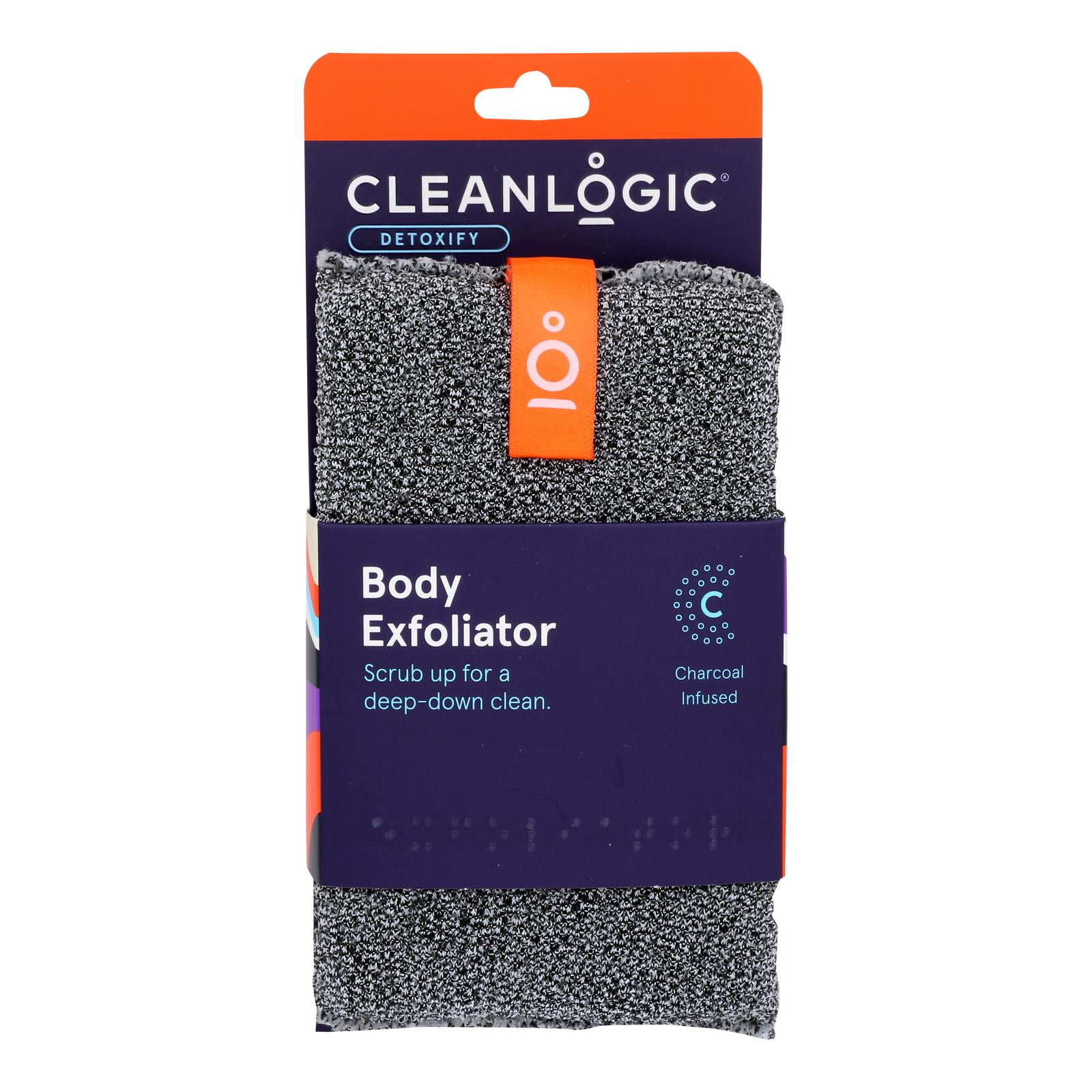 Picture of Cleanlogic 69193 Detox Charcoal Infused Body Exfoliator Scrub