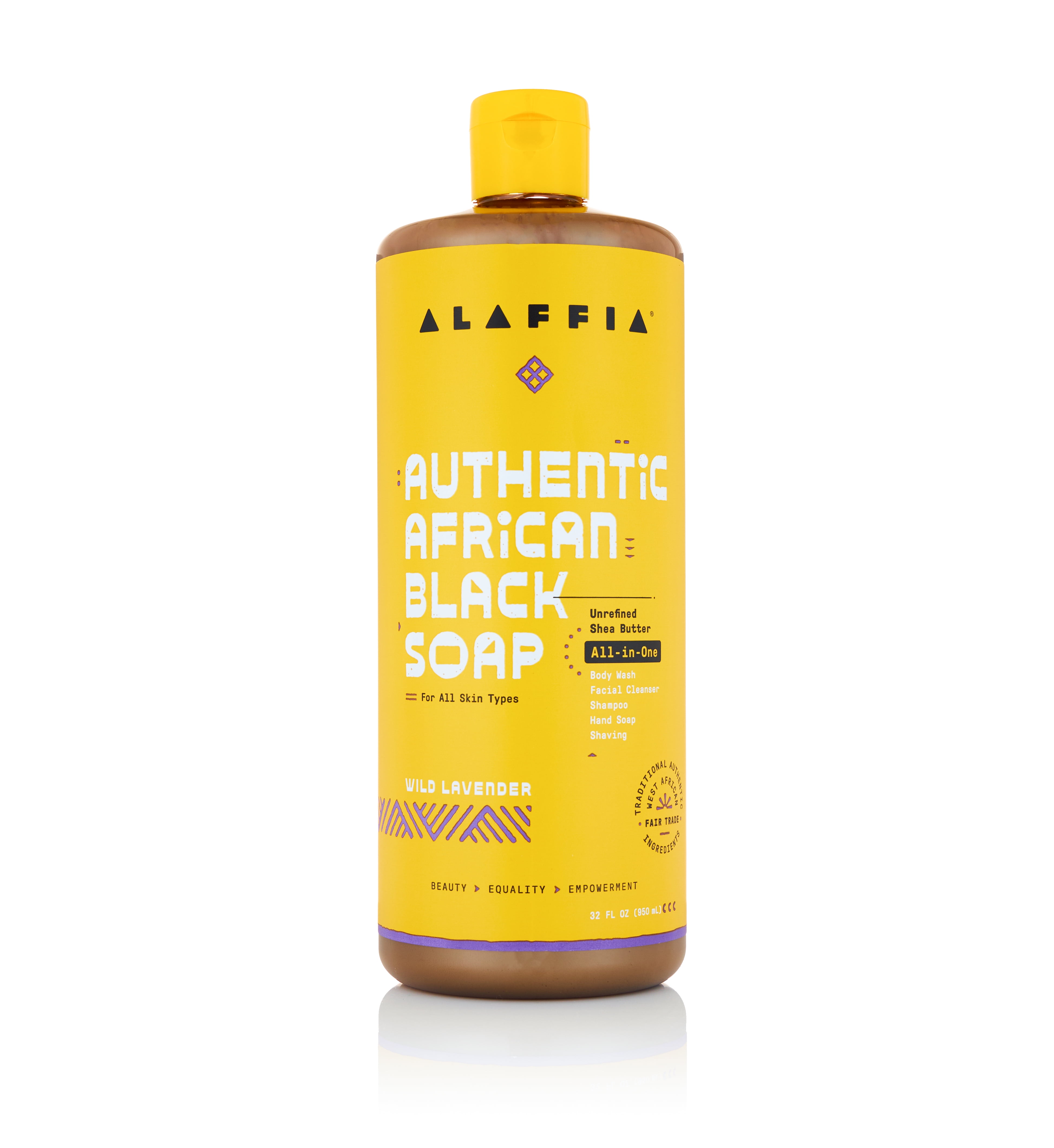Picture of Alaffia B06763 32 oz Wild Lavender Authentic African Black Soap Body Wash