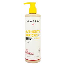 Picture of Alaffia 47482 12 oz Authentic African Honey Amber Extra Moisture Conditioner
