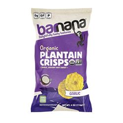 Picture of Barnana 88393 4 oz Organic Plantain Garlic Crisps&#44; Pack of 6