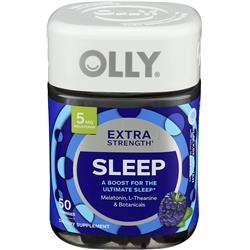 Picture of Olly 57019 Extra Strength Melatonin BlackBerry Zen Sleep Supplement&#44; 50 Count