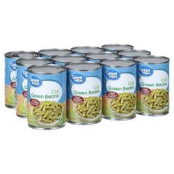 Picture of Green Valley Organics 95342 14.5 oz Organic Cut Green Beans&#44; Pack of 12
