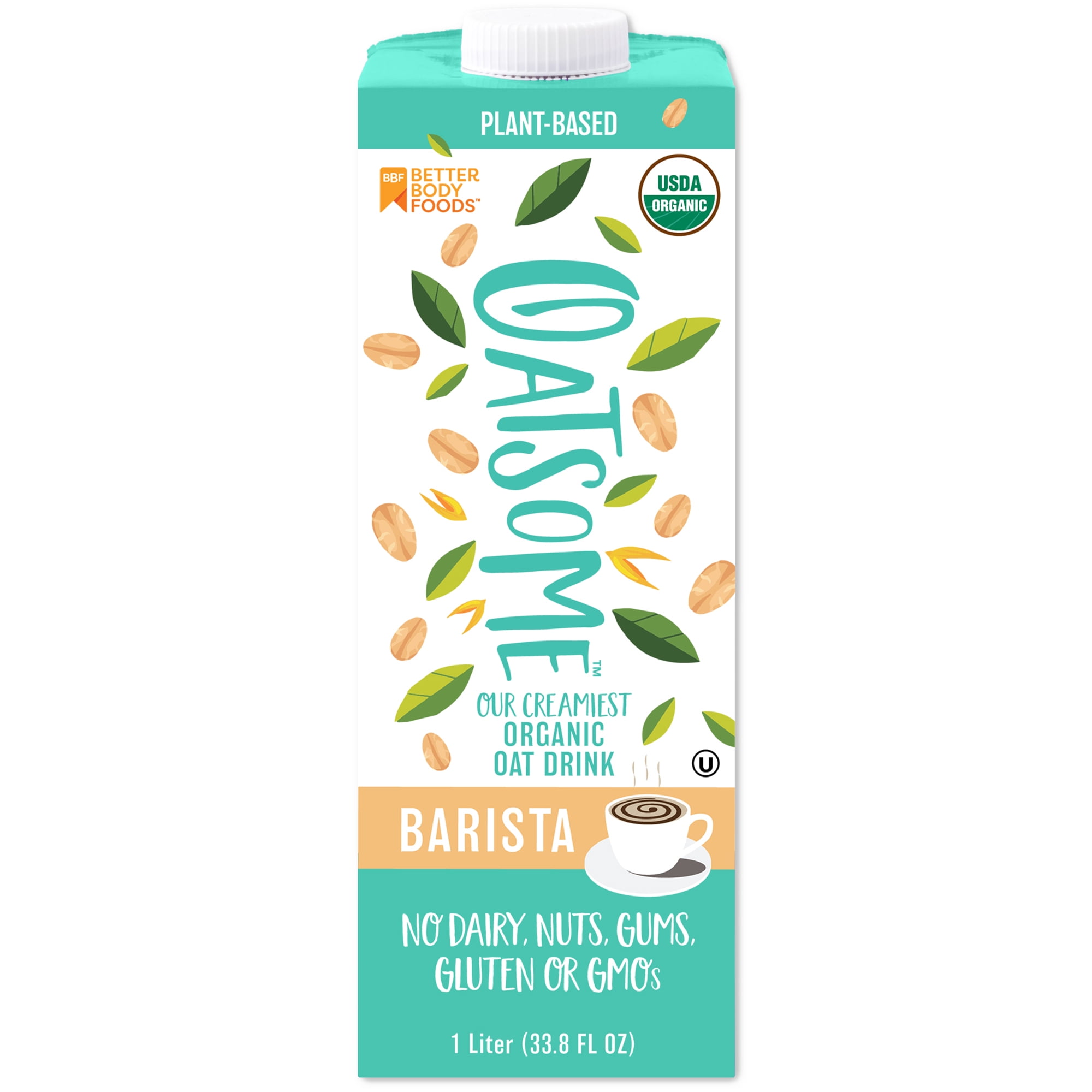 Picture of Better Body Foods 71584 33.8 oz Organic Barista Oat Milk&#44; Pack of 6
