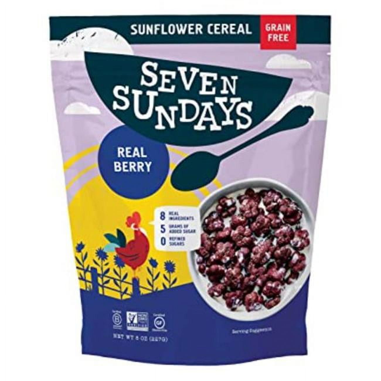 Picture of Seven Sundays 50653 8 oz Grain Free Real Berry Sunflower Cereal&#44; Pack of 6