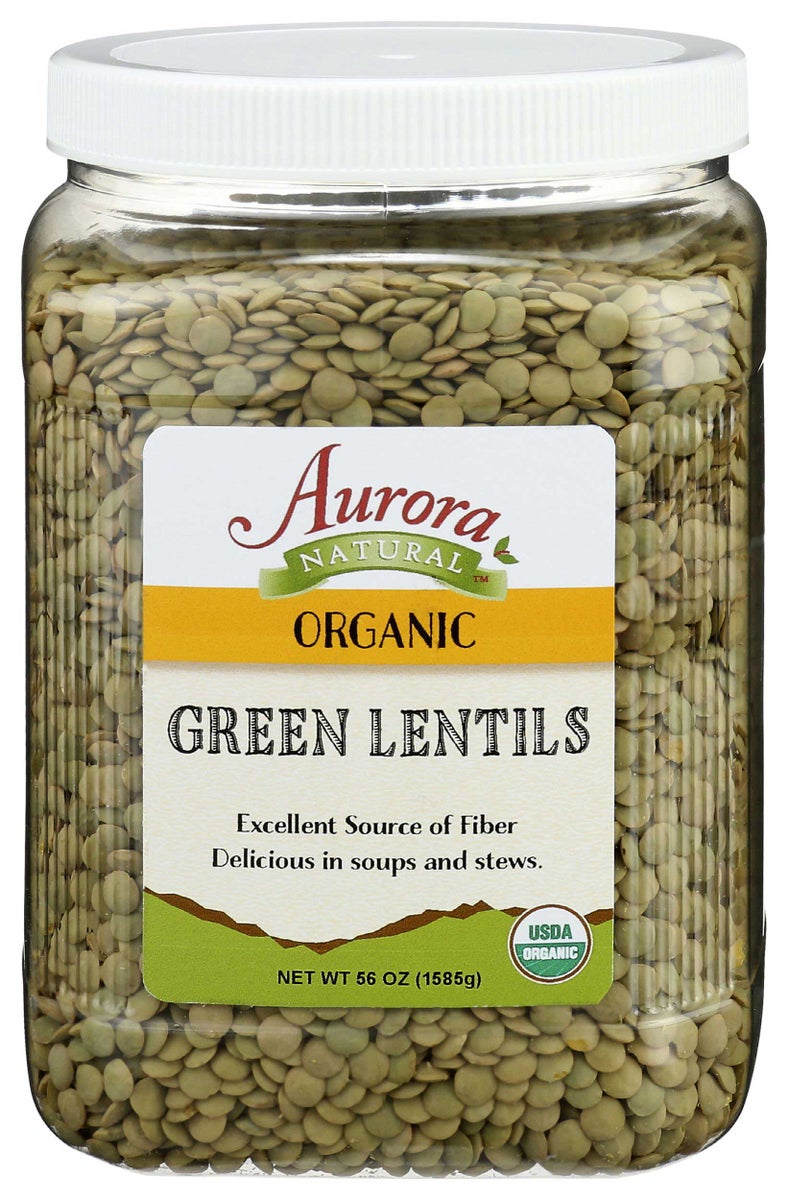 Picture of Aurora Natural B-03322-6PK 56 oz Organic Aurora Lentils Green Beans - Pack of 6