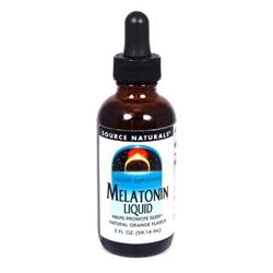 Picture of Source Naturals B-51977-1PK 2 oz Melatonin Liquid Orange Sleep Support
