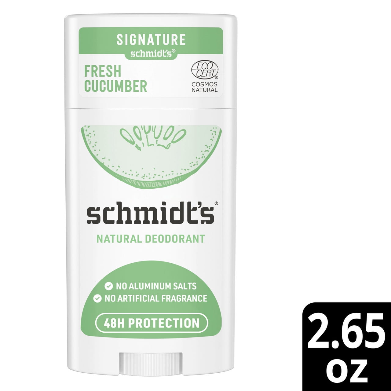 Picture of Schmidts B-81237-1PK 2.65 oz Fresh Cucumber Signature Natural Deodorant